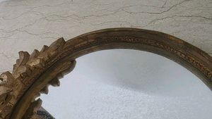 Ornate Gold Finish Wall Mirror or Tray