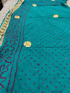Pure Chiffon Small Badhej Gota Work Dupatta