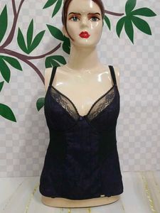 (700)Lace Trim Cami Top