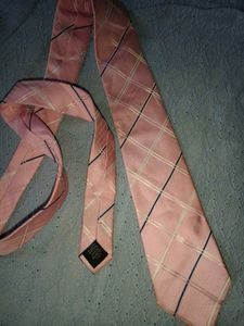 Thomas Nash Pink Striped Dress Tie