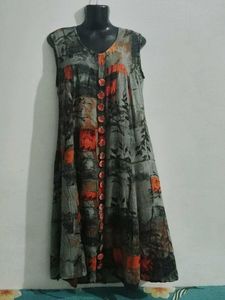 Floral Print Midi Dress