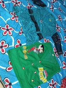 Cute Mr. Bean Printed T-Shirt/ girls frock