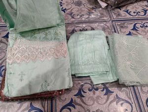 Beautiful Mint Green Kurta Set with Dupatta
