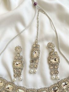 Bridal Diamond Necklace Set