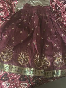 Pattu Pavadai Or  Lehenga Choli Set