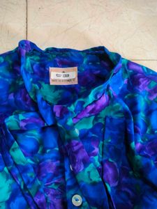90s vintage blue coquette top 🧁🛸🥂🎢