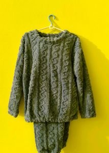 Cozy Cable Knit Pajama Set