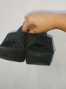 Sparkly Black Heels