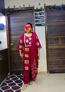 Elegant Maroon Kurta Pant Set