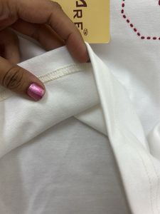 Cute Bow White Cropped Top