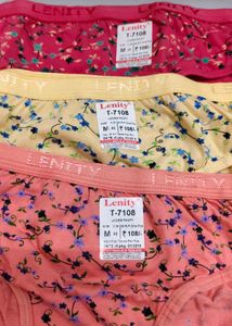 Pack of 3 Floral Briefs