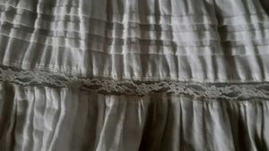 WHITE SUMMER DRESS ( 6-10 yr girls)