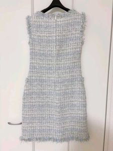 Korean Elegant Tweed Sleeveless Dress 💎🪞📀🌔🎐🧚