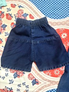 Cute Denim Shorts &amp; Jeans Set