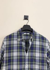 Men's Plaid Button-Down Shirt