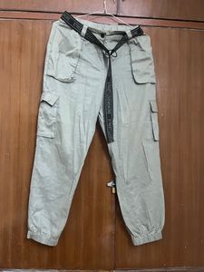 Olive Colored Jogger Trouser