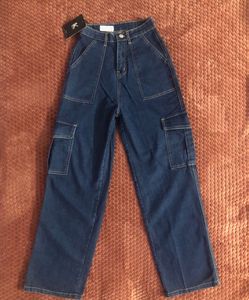 Blue Cargo Jeans