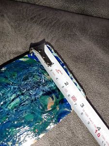 Abstract Blue Tree Art stone 🪨