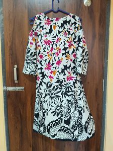Floral Cold Shoulder Dress