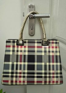 Classic Plaid Hand Bag