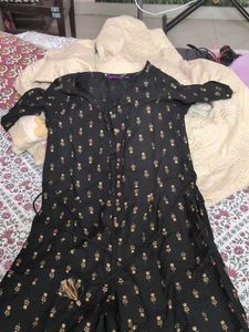 Black Printed ethnic Jumpsuit