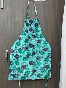 Floral Kitchen Apron double layer