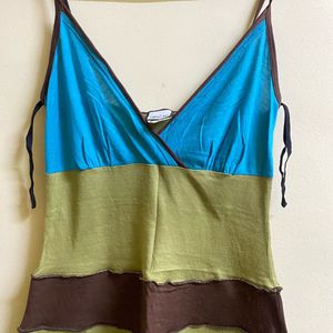 Colorful Striped Cami Top