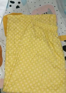 Vibrant Yellow Printed Palazzo Pants