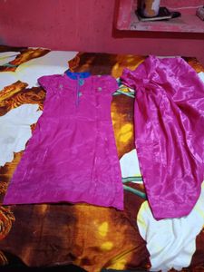 Beautiful Pink Kurti salwar set stylish party