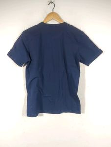 Be Awara Navy Blue Printed T- Shirt (Women)