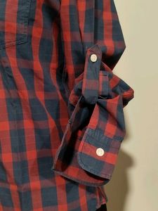 Levi's Red &amp; Navy Checkered Shirt