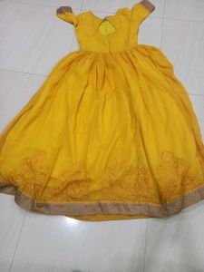 Beautiful Yellow Ethnic Gown