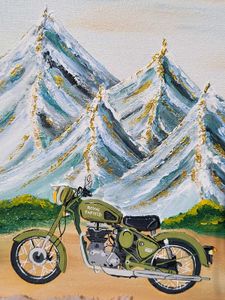 Royal Enfield 3D artwork