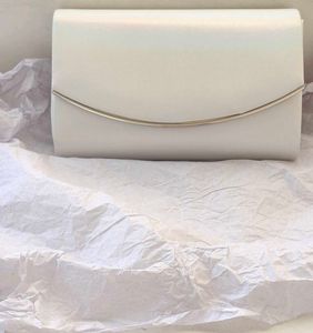 Code by Lifestyle White Shimmer Clutch