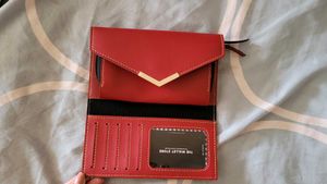 SALE 🥳🥳🥳 fixed price..Solid Red Wallet Multipur