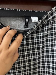 Checkered Mini Skirt