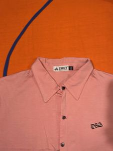 Chic Pink D&amp;G Short Sleeve Shirt