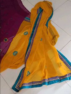 🆕 Ready to Wear Embroidery Lehenga Saree