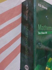R.D. Sharma Mathematics Class XII Vol 1