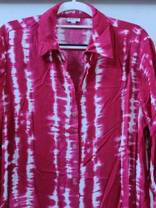 Pink Tie-Dye Kurta