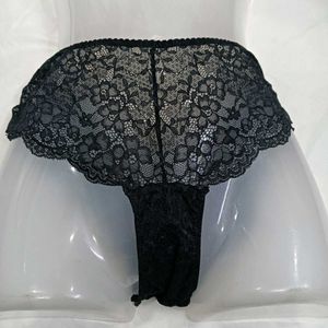 Lace🪔 Briefs - Black