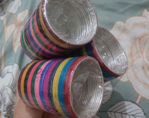 Colorful Stack of Bangles