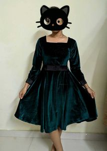 Elegant Velvet Dress