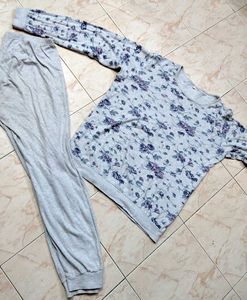 Floral Print Pajama Set