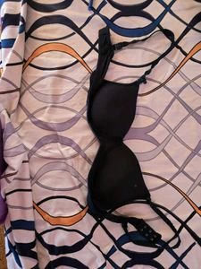 Black Padded Bra