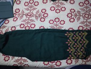 Green Kurti Set
