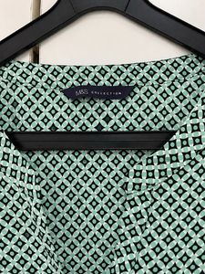 🌿 M&amp;S Seafoam Swag Smart-Casual Top 💚✨