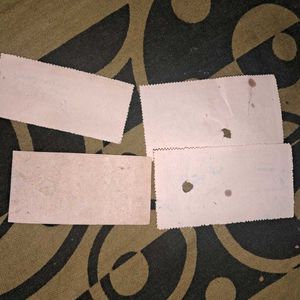 4 vintage Princely state court fee stamps