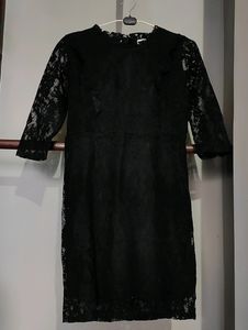 Black Mid-Length Dress