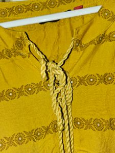 Yellow Kurti For Women
